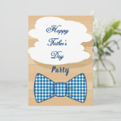 ハッピーファーズデイブループレイドボウタイクックアウトパーティー 招待状 (スタンド正面)