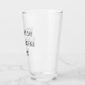 ハッピーファーズデイ書道 タンブラーグラス (左)