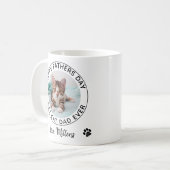 ハッピーファーズデイPETフォトキャット最高のパパ コーヒーマグカップ (正面左)