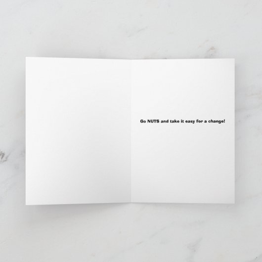 ハッピーファーデーパパかわいい猫の蝶ネクタイユーモア シーズンカード (内部)