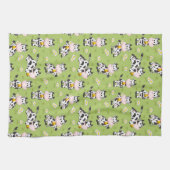 ハッピーファーム牛 キッチンタオル (横)