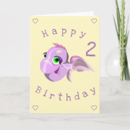 ハッピーフィッシュおもしろい誕生日カード – カスタマイズ可能 カード