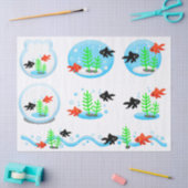 ハッピーフィッシュティッシュペーパー 薄葉紙 (クラフト)