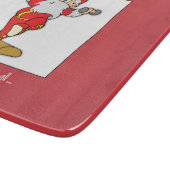 ハッピーフィットネスエクササイズクリスマスウィズサンタ カッティングボード (角)