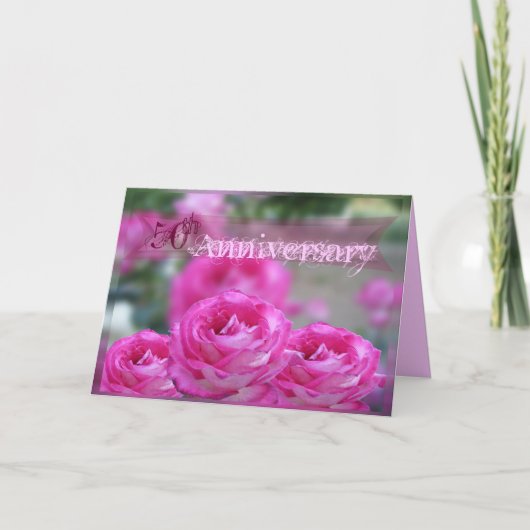 ハッピーフィフティアニバーサリーカード カード (正面)