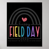 ハッピーフィールドデイ2022虹のおもしろい日学校旅行 ポスター (正面)