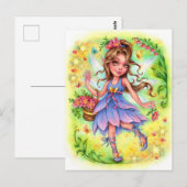 ハッピーフェアリー葉書 ポストカード (正面/裏面)