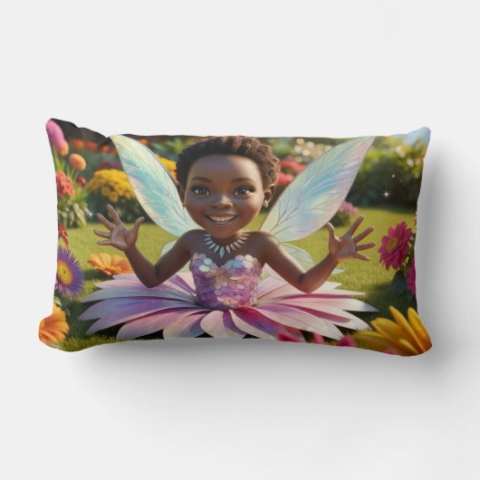 ハッピーフェアリー ランバークッション (正面)