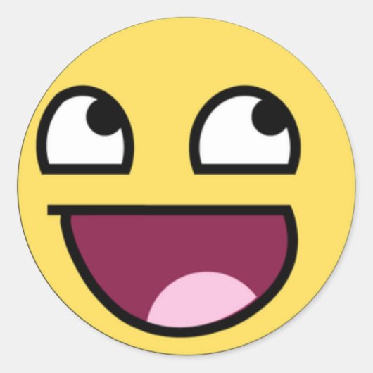 ハッピーフェイク ラウンドシール (正面)