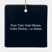 ハッピーフェスティバルオブライツハヌカー（ユダヤ教）メノラー セラミックオーナメント (裏面)