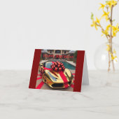 ハッピーフェラーリ誕生日 カード (黄色い花)