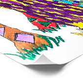 ハッピーフォレストの光沢のあるポス熱狂するター ポスター (コーナー)