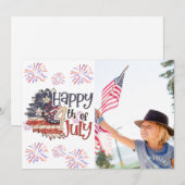 ハッピーフォースオブジュライのパーソナライズフォトカード シーズンカード (正面/裏面)