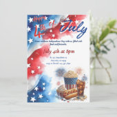 ハッピーフォースオブジュライ パーティー招待状 招待状 (スタンド正面)