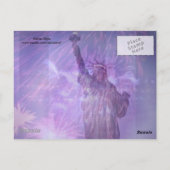 ハッピーフォース・オブ・ジュライ ポストカード (裏面)