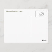 ハッピーフォース・オブ・ジュライ。ヴィンテージ・ピンナップ・デザインのポストカード ポストカード (裏面)