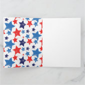ハッピーフォース・オブ・ジュライ / 独立記念日 カード (内部)