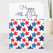 ハッピーフォース・オブ・ジュライ / 独立記念日 カード (正面)