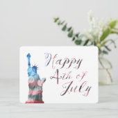 ハッピーフォース・オブ・ジュライ（自由のぼけ） 招待状 (スタンド正面)