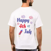 ハッピーフォース・オブ・ジュライ Tシャツ (裏面)
