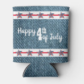 ハッピーフォー7月4日クーラーボックス 缶クーラー (正面)