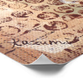 ハッピーフクロウのポスター ポスター (角)