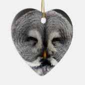 ハッピーフクロウ セラミックオーナメント (右)