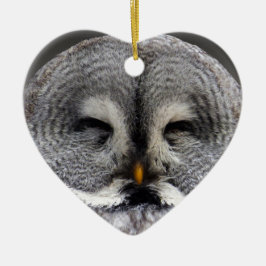 ハッピーフクロウ セラミックオーナメント