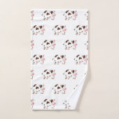 ハッピーフシズバスタオル – あなたの色 バスタオルセット (ハンドタオル)