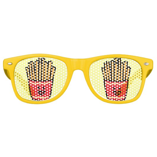 ハッピーフフランスのリーズ レトロサングラス (正面)