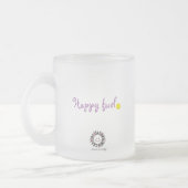 ハッピーフューエル"P"曇りガラスコーヒーマグ フロストグラスマグカップ (左)