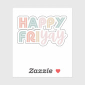 ハッピーフライデーかわいい先生フライデーラバーギフトfor W シール (シート)