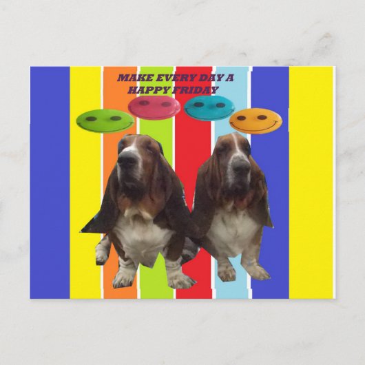 ハッピーフライデーを毎日作るはがき ポストカード (正面)