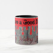 ハッピーフライデー第13回ブラッドキャンプウッズコーヒーカップ マグカップ (中央)