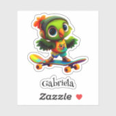 ハッピーフラッピービニパーソナライズされたルステッカー シール (シート)