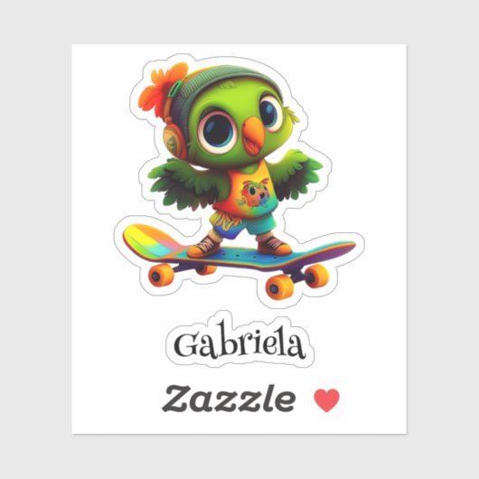 ハッピーフラッピービニパーソナライズされたルステッカー シール (シート)