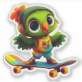 ハッピーフラッピービニールステッカー シール (正面)