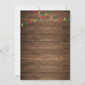 ハッピーフラデイズクリスマスルアウ（ハワイ式宴会）招待状 招待状 (裏面)