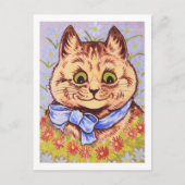 ハッピーフラワーキャットルイワーイン ポストカード (正面)