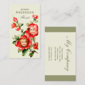 ハッピーフラワーズインフラワーヘッドCC1216 名刺 (正面/裏面)