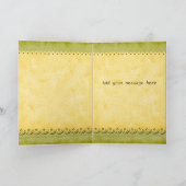 ハッピーフラワーズイースターエッグ シーズンカード (内部)