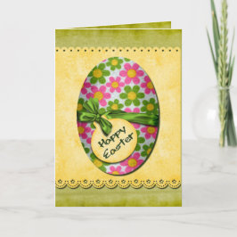 ハッピーフラワーズイースターエッグ シーズンカード