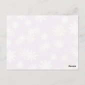 ハッピーフラワーズハッピーバースデーはがき ポストカード (裏面)