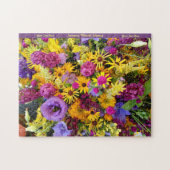 ハッピーフラワーズパズルパーソナライズ ジグソーパズル (横)
