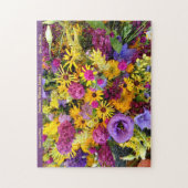 ハッピーフラワーズパズルパーソナライズ ジグソーパズル (縦)