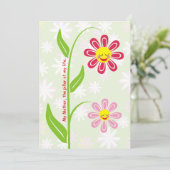 ハッピーフラワーズマザーズデイカスタムフラットカード カード (スタンド正面)