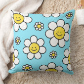 ハッピーフラワーズ20x20装飾用クッション クッション (ブランケット)