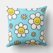 ハッピーフラワーズ20x20装飾用クッション クッション (裏面)