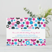 ハッピーフラワーパーティー 招待状 (スタンド正面)
