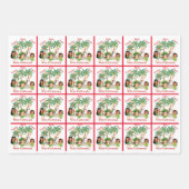 ハッピーフラ日ラッピング紙シート ラッピングペーパーシート (正面3)